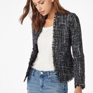 JustFab Metallic Tweed Blazer